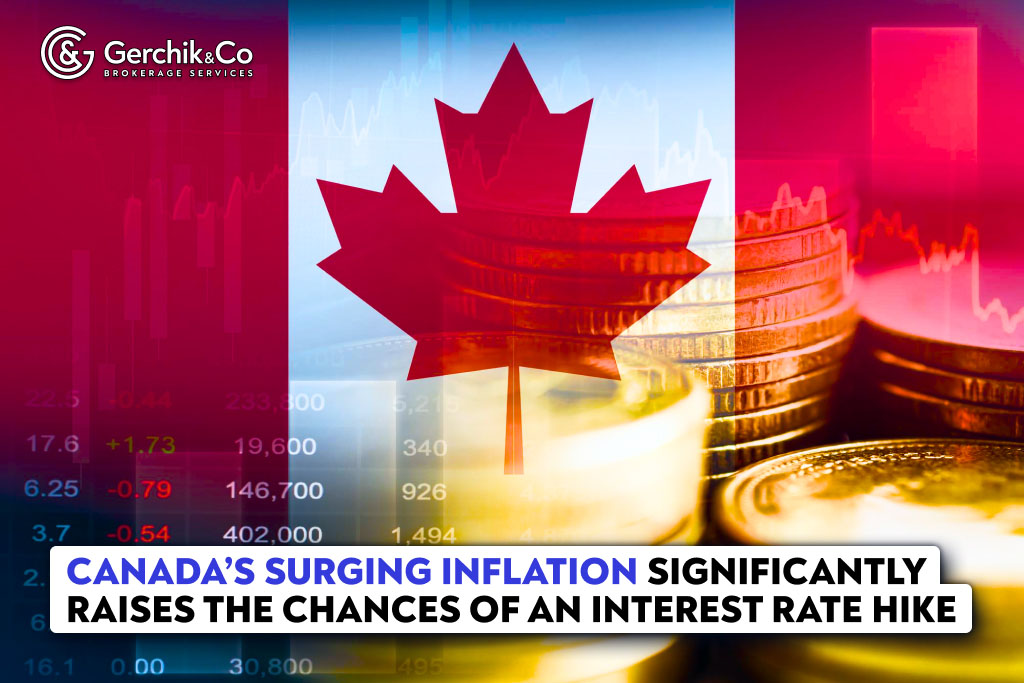 Canada’s Surging Inflation Significantly Raises the Chances of an Interest Rate Hike