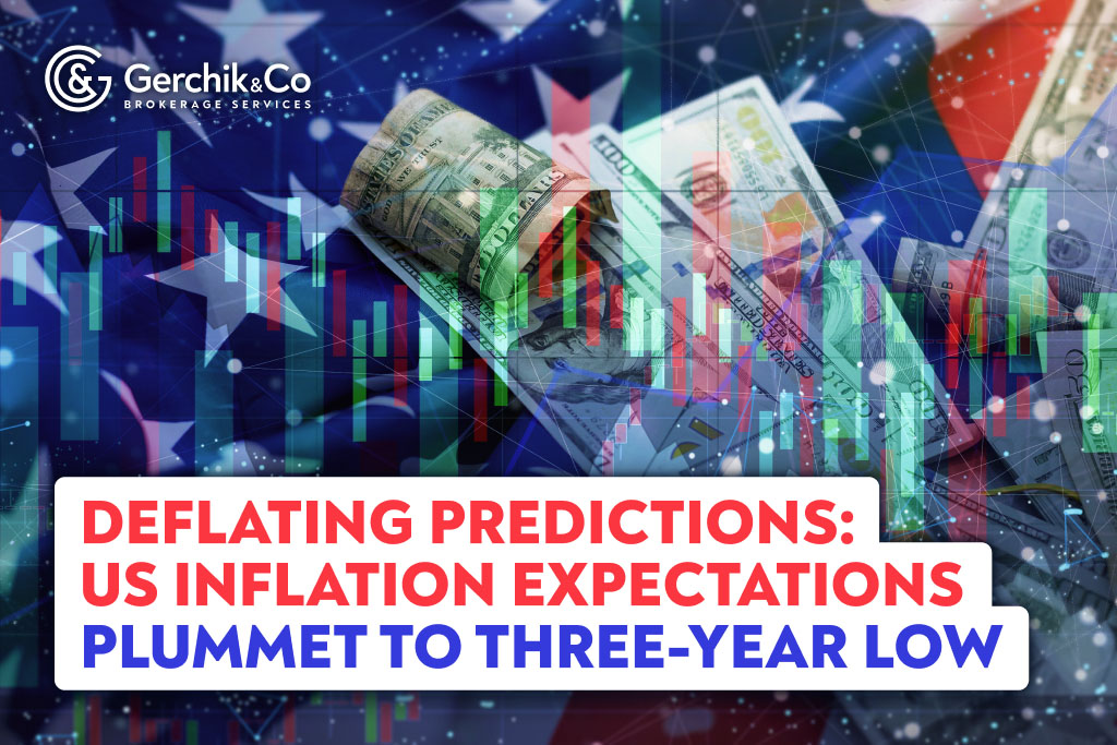 Deflating Predictions: US Inflation Expectations Plummet to Three-Year Low