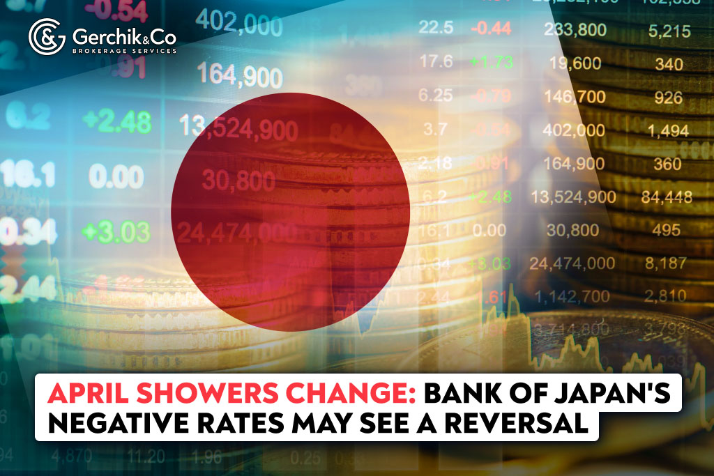April Showers Change: Bank of Japan's Negative Rates May See a Reversal
