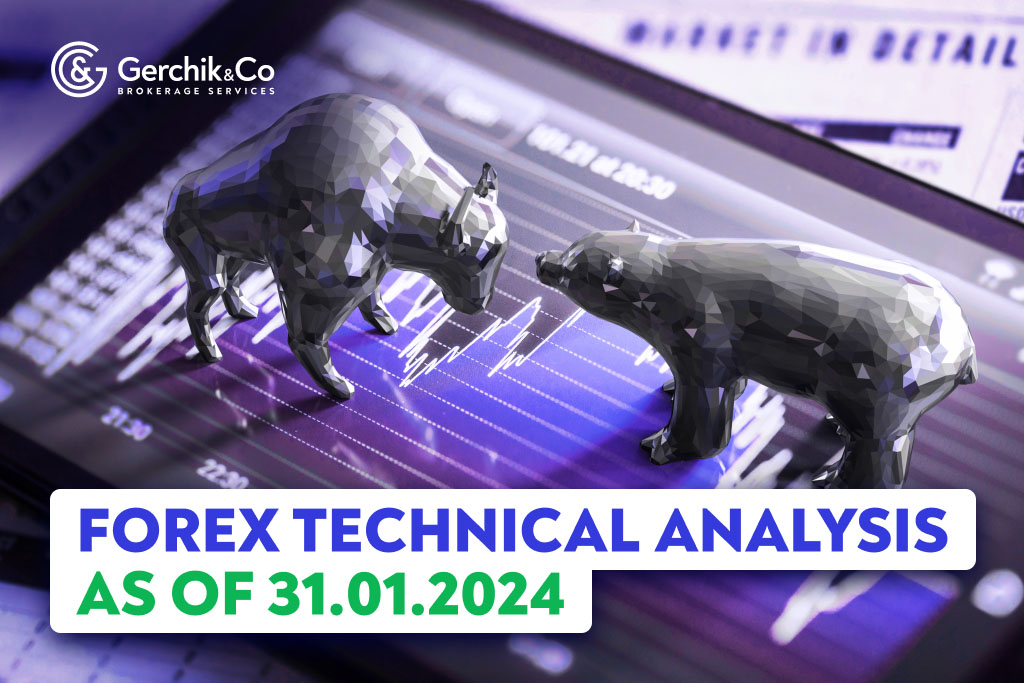 FOREX Technical Analysis as of 31.01.2024