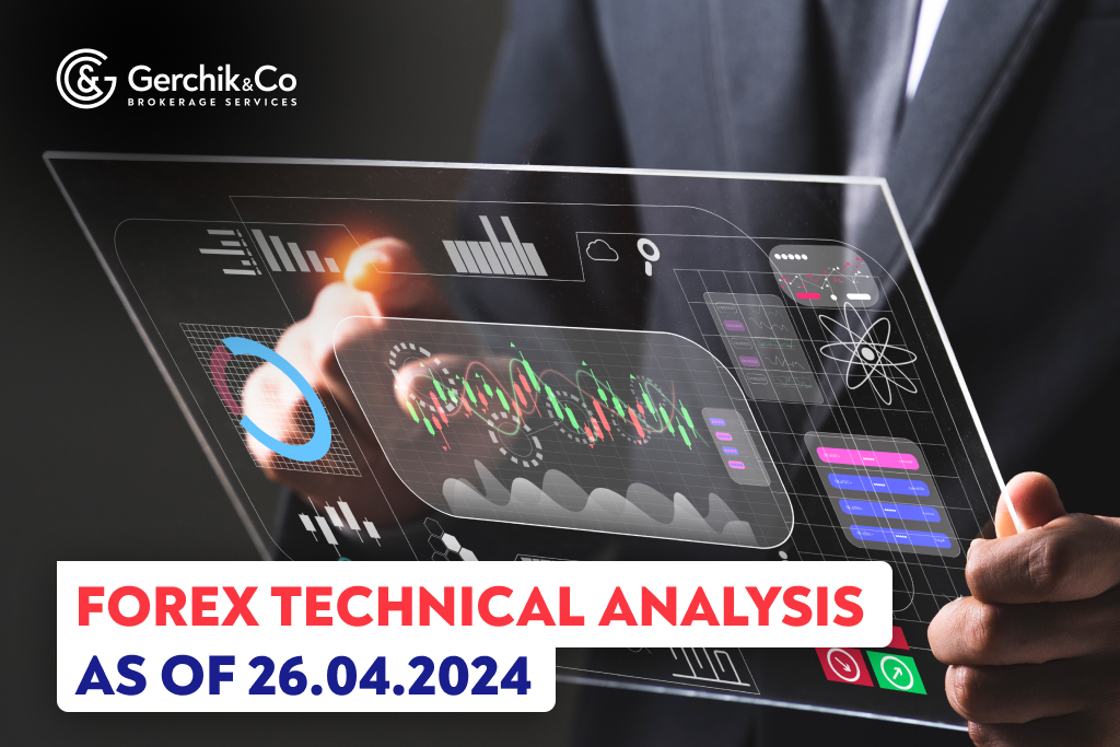 FOREX Technical Analysis as of April 26, 2024