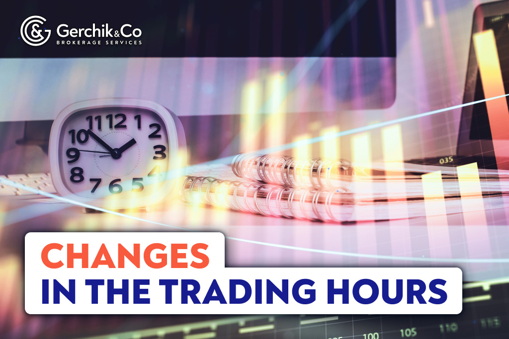 Changes in the Trading Hours from October 27, 2024 to November 3, 2024