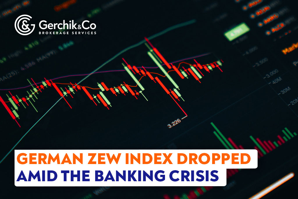 German ZEW Index Dropped Amid The Banking Crisis