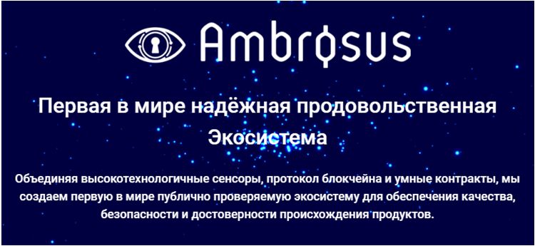 Технологический проект «Ambrosus»