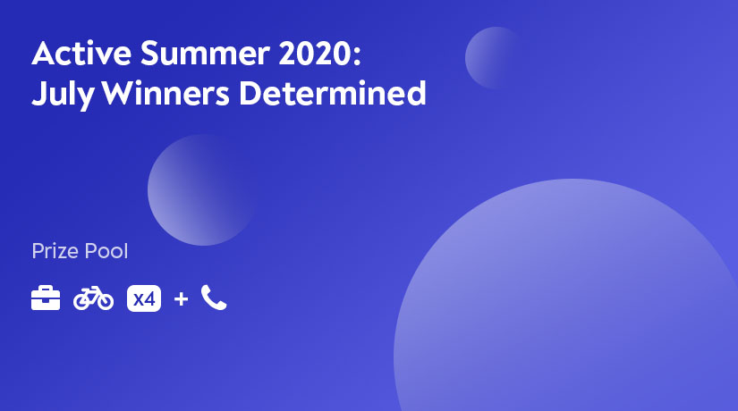 Active Summer 2020: July Winners Already Announced