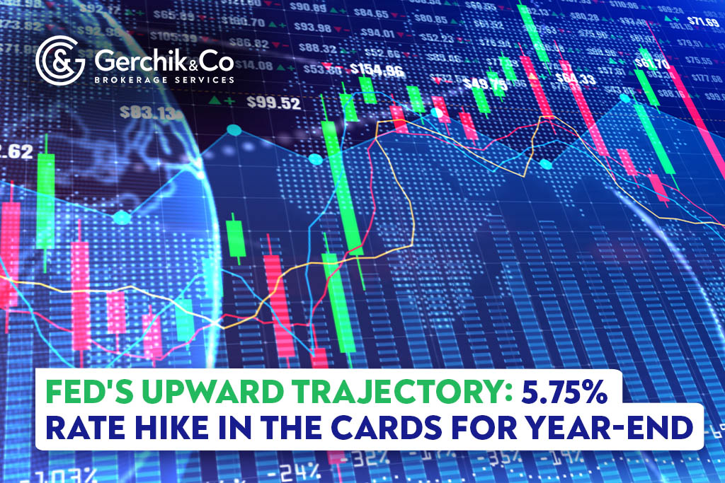 Fed's Upward Trajectory: 5.75% Rate Hike in the Cards for Year-End