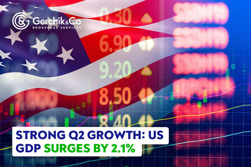 Strong Q2 Growth: US GDP Surges by 2.1%