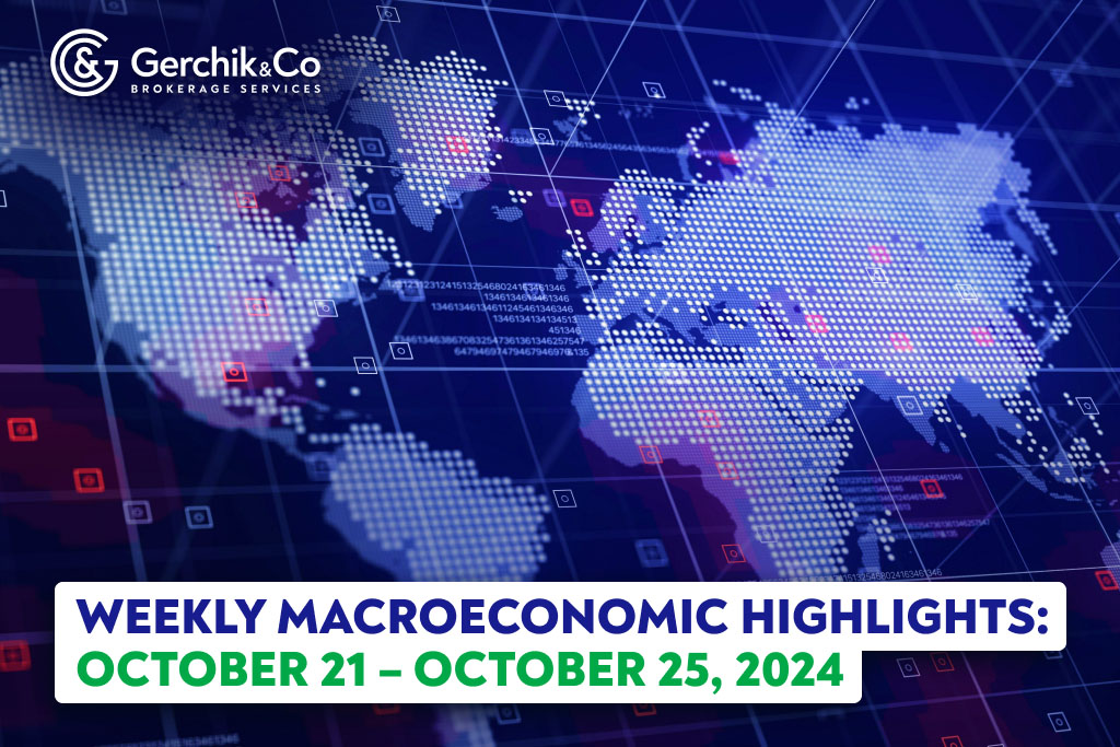 Weekly Macroeconomic Highlights: October 21 – October 25, 2024