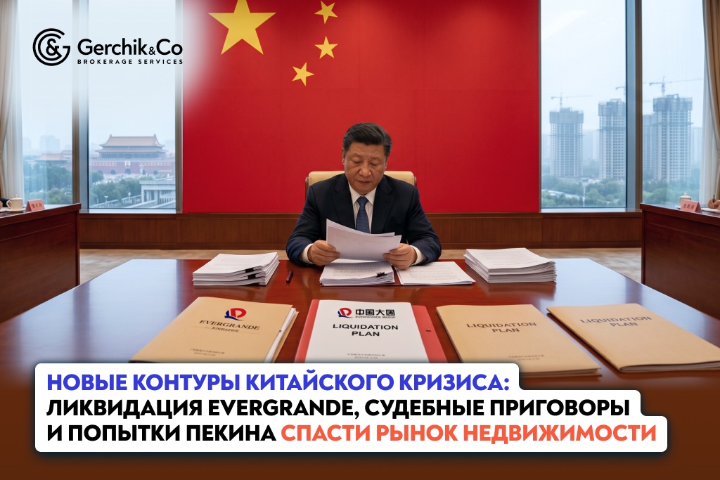  Новые контуры китайского кризиса: Ликвидация Evergrande, судебные приговоры и попытки Пекина спасти рынок недвижимости