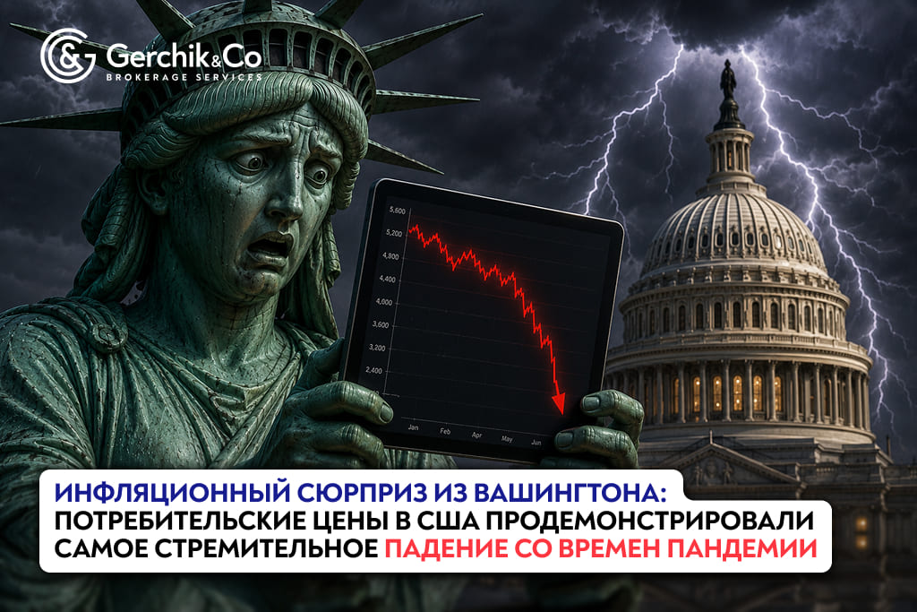 Инфляционный сюрприз из Вашингтона: потребительские цены в США продемонстрировали самое стремительное падение со времен пандемии