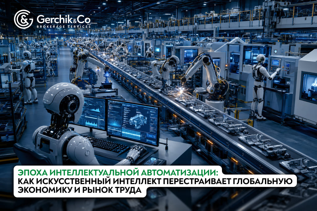 Эпоха интеллектуальной автоматизации: как искусственный интеллект перестраивает глобальную экономику и рынок труда