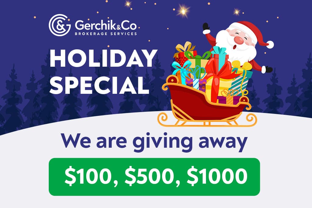 One, two, three… Free deposits from Gerchik & Co!