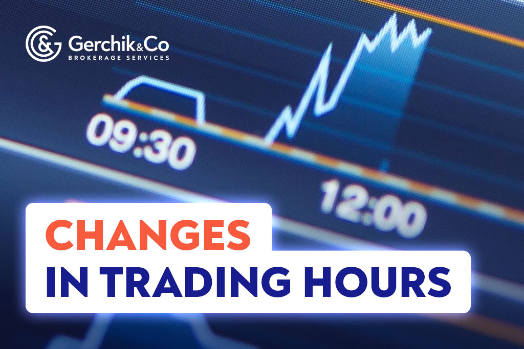 Changes in Trading Hours in September 2022